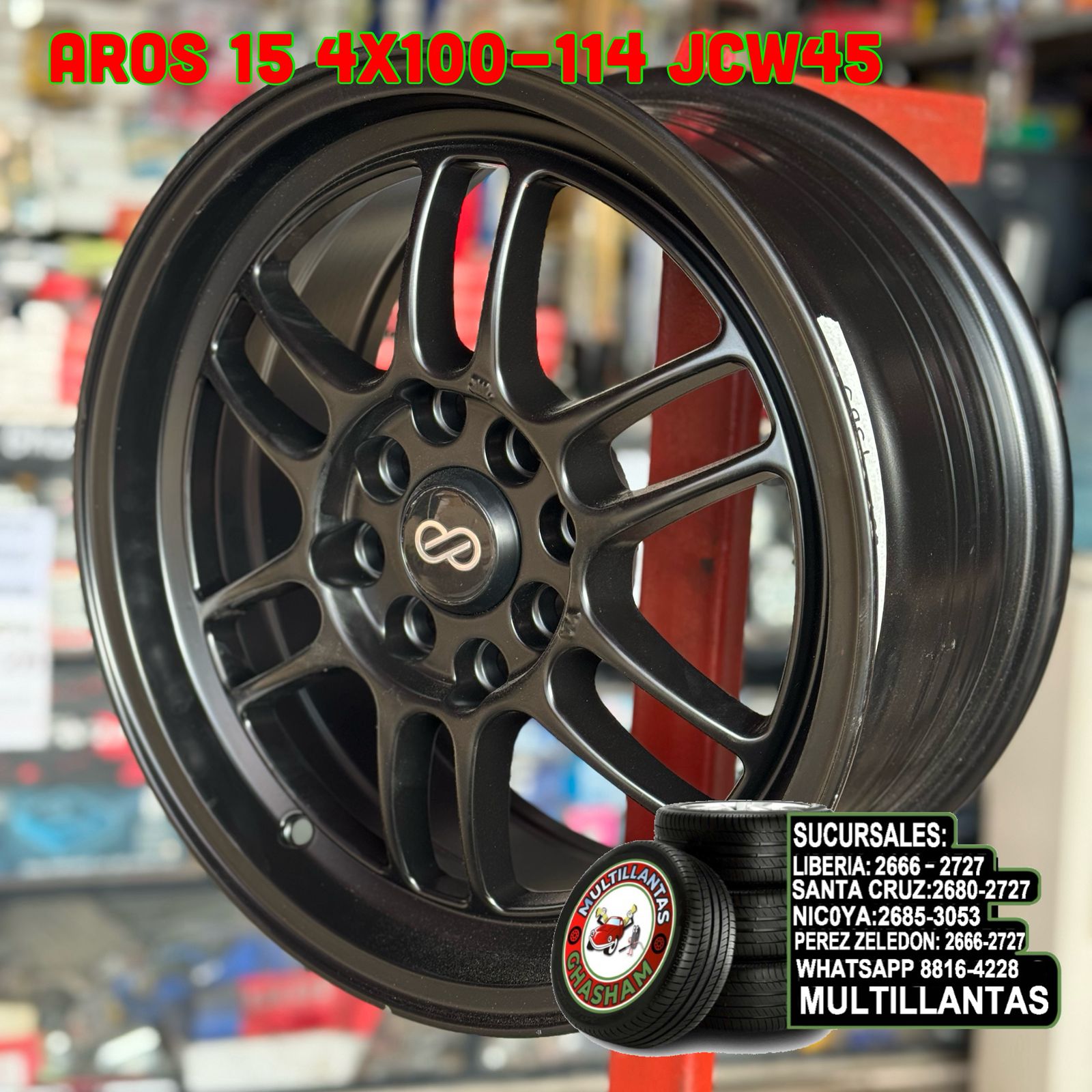 AROS # 15X7 4X100-114 ET40 FSB3 JCW45